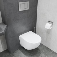 Унитаз подвесной Lauter Sulzdorf + GROHE Rapid SL 38772001 + панель GROHE 37131000 (белый с микролифтом) - Превью изображения №8 — Интернет-магазин Time-Shop