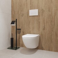 Унитаз подвесной Lauter Sulzdorf + GROHE Rapid SL 38772001 + панель GROHE 37131000 (белый с микролифтом) - Превью изображения №16 — Интернет-магазин Time-Shop