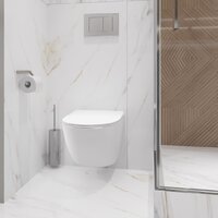 Унитаз подвесной Lauter Sulzdorf + GROHE Rapid SL 38772001 + панель GROHE 37131000 (белый с микролифтом) - Превью изображения №10 — Интернет-магазин Time-Shop