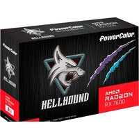 Видеокарта PowerColor Hellhound Radeon RX 7600 8GB GDDR6 RX 7600 8G-L/OC - Превью изображения №3 — Интернет-магазин Time-Shop