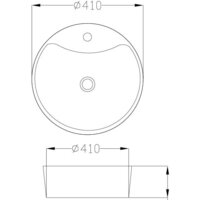 Умывальник Invena Rondi CE-20-001 - Превью изображения №4 — Интернет-магазин Time-Shop