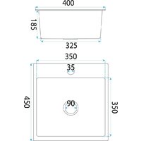 Кухонная мойка Rea ZLE-06000 (без смесителя) - Превью изображения №6 — Интернет-магазин Time-Shop