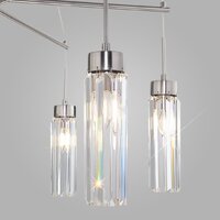 Подвесная люстра Евросвет 60163/6 (никель) - Превью изображения №3 — Интернет-магазин Time-Shop