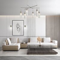 Подвесная люстра Евросвет 60163/6 (никель) - Превью изображения №4 — Интернет-магазин Time-Shop