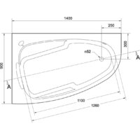 Ванна Cersanit Joanna 140x90L - Превью изображения №6 — Интернет-магазин Time-Shop
