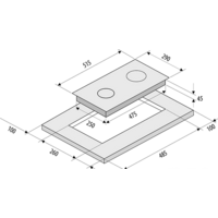 Варочная панель Krona Partita 30 IX - Превью изображения №3 — Интернет-магазин Time-Shop