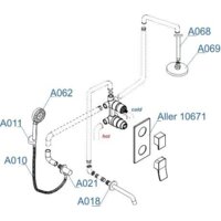 Душевая система  Wasserkraft A171668 - Превью изображения №6 — Интернет-магазин Time-Shop