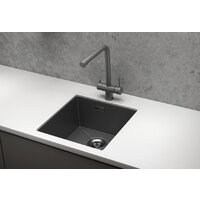 Кухонная мойка Granula GR-4445U (графит матовый) - Превью изображения №2 — Интернет-магазин Time-Shop