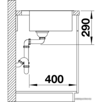 Кухонная мойка Blanco Andano 700-IF/A 525246 (с клапаном-автоматом, сатин) - Превью изображения №6 — Интернет-магазин Time-Shop