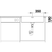 Кухонная мойка Blanco Andano 700-IF/A 525246 (с клапаном-автоматом, сатин) - Превью изображения №5 — Интернет-магазин Time-Shop