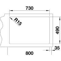 Кухонная мойка Blanco Andano 700-IF/A 525246 (с клапаном-автоматом, сатин) - Превью изображения №4 — Интернет-магазин Time-Shop