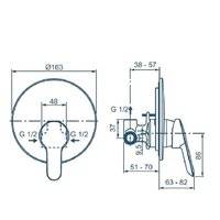 Гигиенический душ Ideal Standard BD125AA - Превью изображения №8 — Интернет-магазин Time-Shop