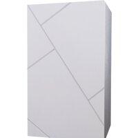 Бриклаер Шкаф-полупенал Кристалл 60 (белый)