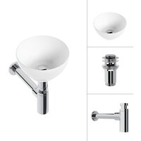 Lauter 21601E + клапан 21190CH + сифон 21635CH (хром)