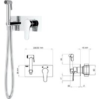 Гигиенический душ Teska Elsa Pro BTK6406 - Превью изображения №4 — Интернет-магазин Time-Shop