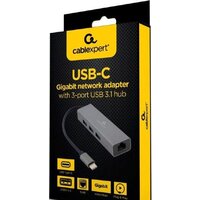 USB-хаб Cablexpert A-CMU3-LAN-01 - Превью изображения №2 — Интернет-магазин Time-Shop