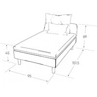 Элемент модульного дивана Mio Tesoro Линту Lintu Szez (Prince Camel) - Превью изображения №5 — Интернет-магазин Time-Shop