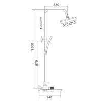 Душевая система  Rose R1896T - Превью изображения №17 — Интернет-магазин Time-Shop