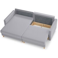 Угловой диван Mio Tesoro Дублин 497 (светло-серый 841) - Превью изображения №6 — Интернет-магазин Time-Shop