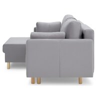 Угловой диван Mio Tesoro Дублин 497 (светло-серый 841) - Превью изображения №3 — Интернет-магазин Time-Shop