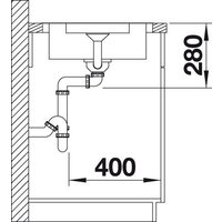 Кухонная мойка Blanco Lantos 5 S-IF 517281 (нержавеющая сталь) - Превью изображения №6 — Интернет-магазин Time-Shop