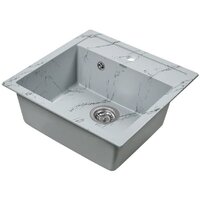 Кухонная мойка Wisent WA11-16 (с сифоном GER013) - Превью изображения №2 — Интернет-магазин Time-Shop