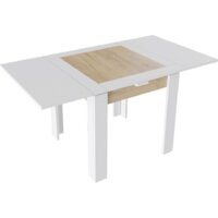 Кухонный стол Трия Хьюстон тип 3 (белый/дуб крафт золото) - Превью изображения №2 — Интернет-магазин Time-Shop