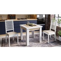 Кухонный стол Трия Хьюстон тип 3 (белый/дуб крафт золото) - Превью изображения №3 — Интернет-магазин Time-Shop