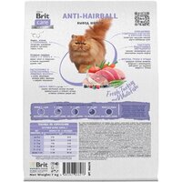 Сухой корм для кошек Brit Care Superpremium Anti-Hairball с белой рыбой и индейкой (вывод шерсти) 7 кг - Превью изображения №4 — Интернет-магазин Time-Shop