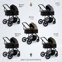 Универсальная коляска Sweet Baby Amare GL 2в1 (бежевый) - Превью изображения №29 — Интернет-магазин Time-Shop
