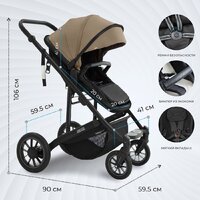 Универсальная коляска Sweet Baby Amare GL 2в1 (бежевый) - Превью изображения №10 — Интернет-магазин Time-Shop