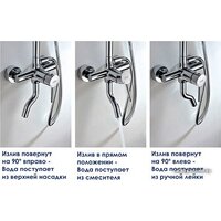 Душевая система  Wasserkraft A14401 - Превью изображения №6 — Интернет-магазин Time-Shop