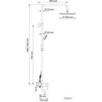 Душевая система  Wasserkraft A14401 - Превью изображения №7 — Интернет-магазин Time-Shop
