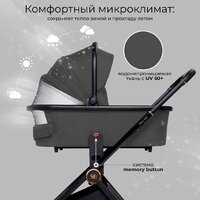 Универсальная коляска Sweet Baby Stella Plus 2в1 (темно-серый) - Превью изображения №6 — Интернет-магазин Time-Shop
