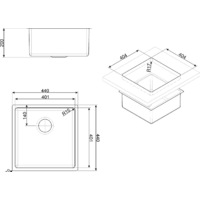 Кухонная мойка Smeg VSTR40CUX - Превью изображения №2 — Интернет-магазин Time-Shop