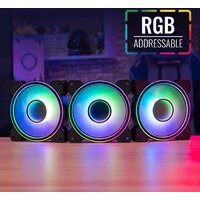 Комплект вентиляторов для корпуса с контроллером AeroCool Mirage 12 ARGB Pro - Превью изображения №3 — Интернет-магазин Time-Shop