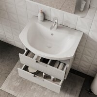  Volna Тумба под умывальник Vario Sf 60.2Y Балтика (лен, подвесная) - Превью изображения №3 — Интернет-магазин Time-Shop