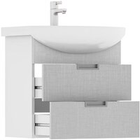  Volna Тумба под умывальник Vario Sf 60.2Y Балтика (лен, подвесная) - Превью изображения №2 — Интернет-магазин Time-Shop