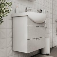  Volna Тумба под умывальник Vario Sf 60.2Y Балтика (лен, подвесная) - Превью изображения №6 — Интернет-магазин Time-Shop