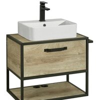 Акватон Тумба Фабрик 65 под умывальник Джой-3 (дуб эндгрейн)