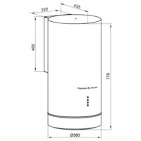 Кухонная вытяжка Zigmund & Shtain K 013.4 B - Превью изображения №2 — Интернет-магазин Time-Shop