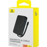 Внешний аккумулятор Baseus Magnetic Fast Charge Power Bank Type-C Edition 30W 10000mAh (черный) - Превью изображения №7 — Интернет-магазин Time-Shop