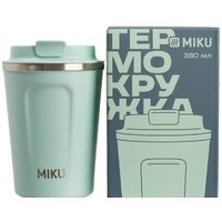 Термокружка Miku 380мл (светло-зеленый) - Превью изображения №3 — Интернет-магазин Time-Shop