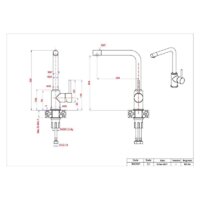 Смеситель GranFest Мрамор 3651 (песочный) - Превью изображения №2 — Интернет-магазин Time-Shop