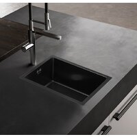 Кухонная мойка Melana ProfLine D5138HB (сатин графит, глубина 22 см, сталь 1.2 мм) - Превью изображения №2 — Интернет-магазин Time-Shop