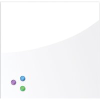 BRAUBERG стеклянная 45x45 см (белый)