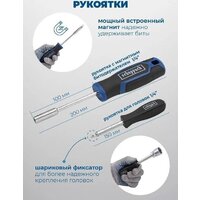 Универсальный набор инструментов Scheppach 38841+2 (216 предметов) - Превью изображения №8 — Интернет-магазин Time-Shop