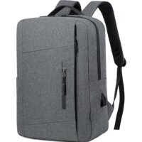 Городской рюкзак Miru Skinny 15.6 MBP-1050 (серый) - Превью изображения №2 — Интернет-магазин Time-Shop