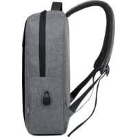 Городской рюкзак Miru Skinny 15.6 MBP-1050 (серый) - Превью изображения №3 — Интернет-магазин Time-Shop