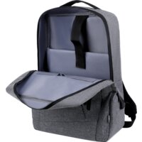 Городской рюкзак Miru Skinny 15.6 MBP-1050 (серый) - Превью изображения №6 — Интернет-магазин Time-Shop